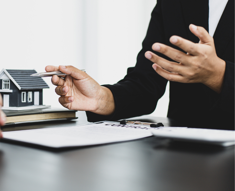 real estate showing client contract