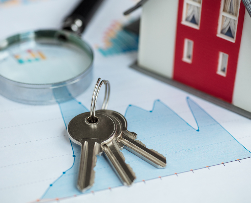 house keys on mortgage report