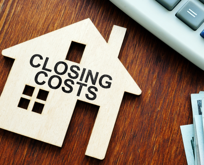 closing costs printed in a house