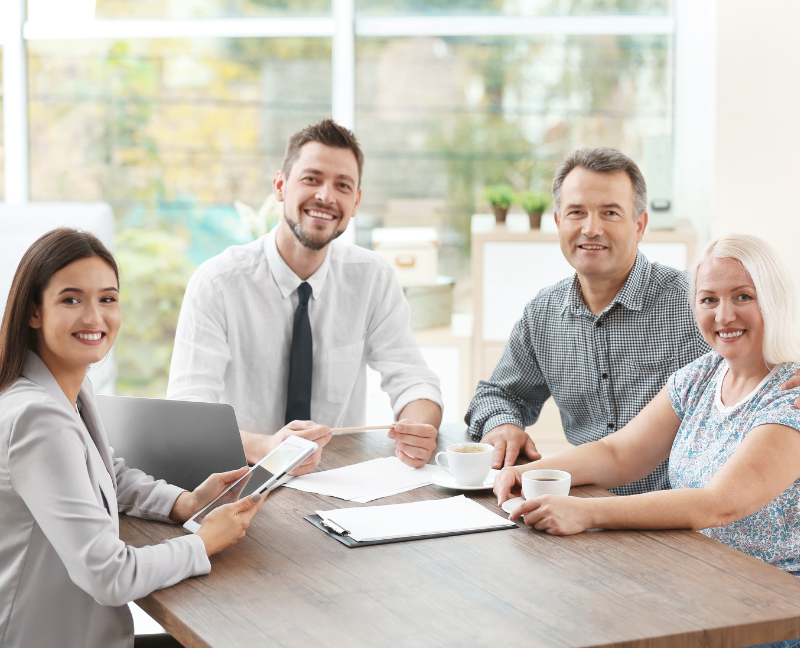 a happy agents and their clients