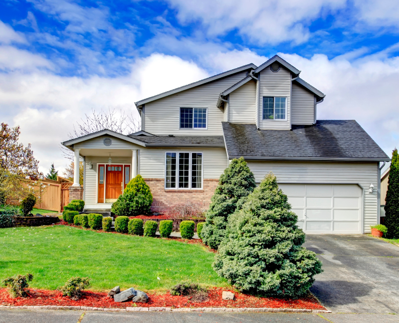 a beautiful curb appeal