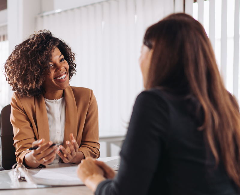 client and real estate agent